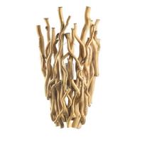 Wandleuchte Agar Akaziefarben max. 22 Watt - Akaziefarben, Natur, Holz/Metall (24/15/46cm)