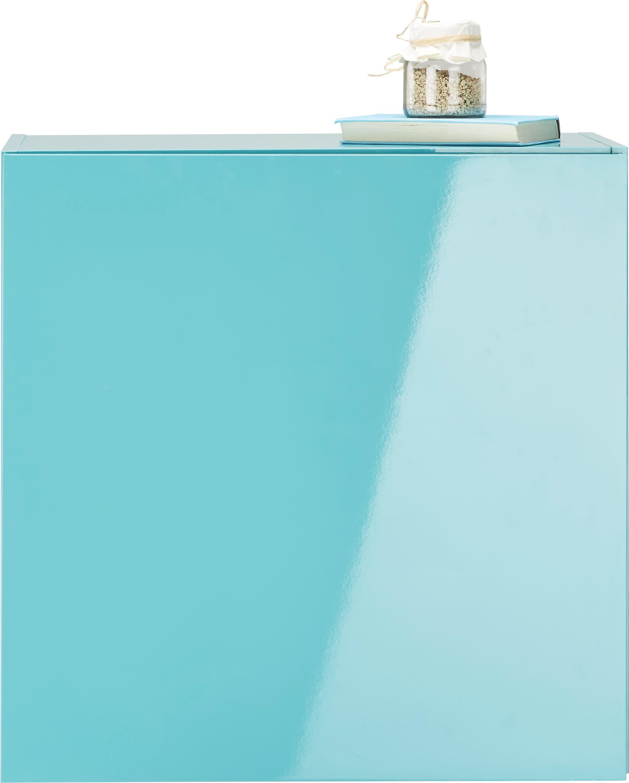 Hängeschrank Hellblau Hochglanz - Hellblau, MODERN, Holzwerkstoff (60/60/34cm) - Mömax modern living