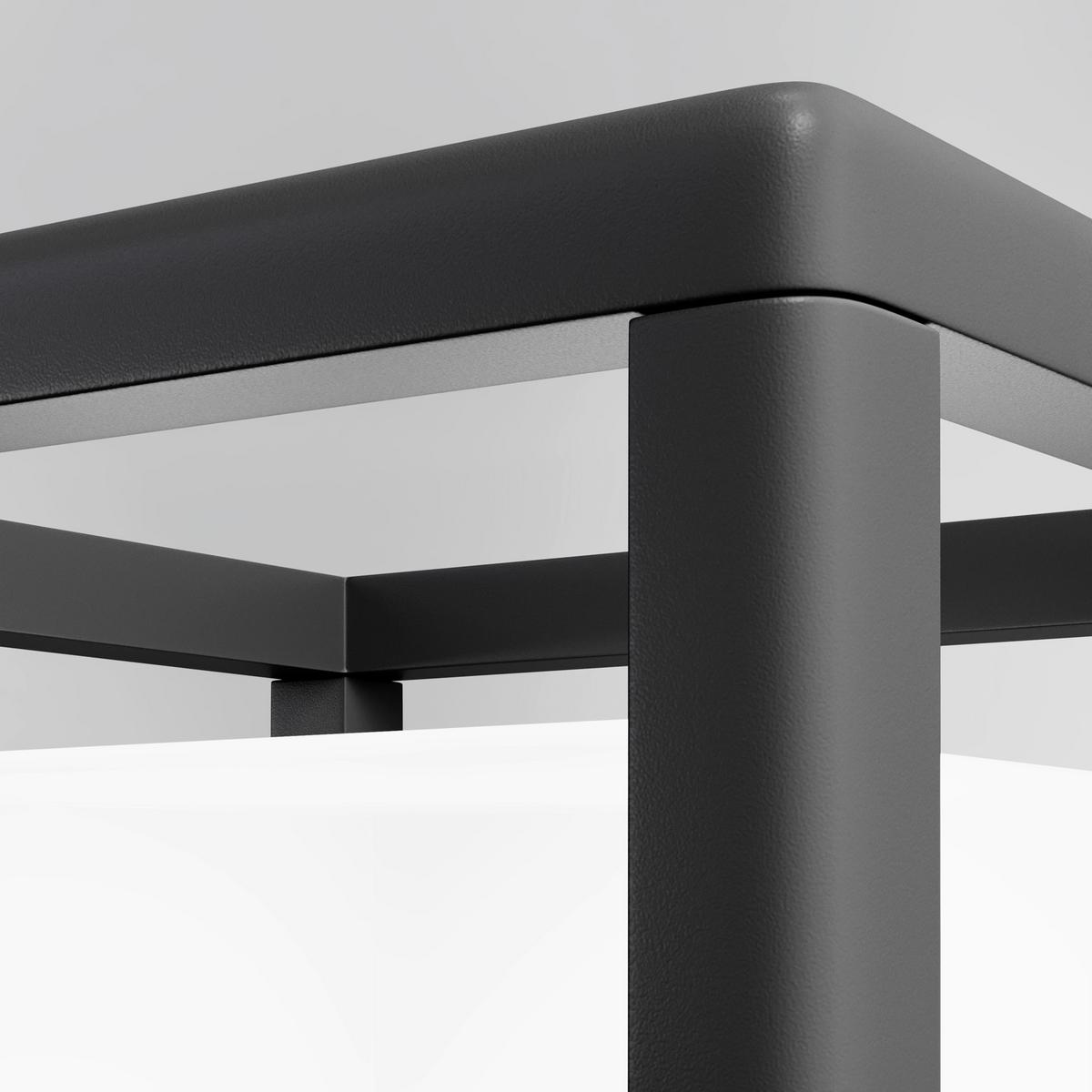 Wegeleuchte O455fl-01gf - Dunkelgrau, Design, Kunststoff/Metall (22,7/22,7/25,5cm) - MAYTONI