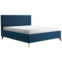 PAT TAPITAT VIVIEN 2 - albastru închis, Modern, lemn/textil (180/200cm) - Premium Living