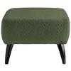 Hocker Colori Dunkelgrün Bouclé - Dunkelgrün/Schwarz, MODERN, Holz/Textil (66/44/66cm) - MID.YOU