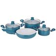 Set Posod Susi - 7-delni Set - petrolej/prozorna, Moderno, kovina/umetna masa - Mömax modern living Set Posod Susi - 7-delni Set - petrolej/prozorna, Moderno, kovina/umetna masa - Mömax modern living