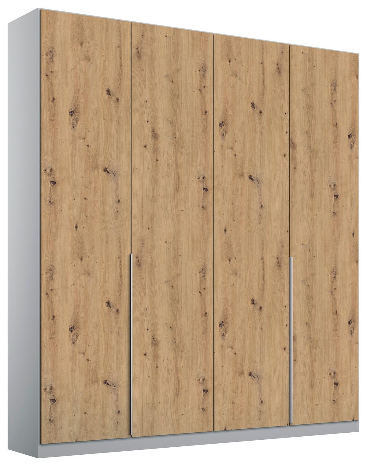 Ormar S Klasičnim Vratima Alabama - hrast Artisan/svijetlo siva, Moderno, drvni materijal (181/229/54cm) - Modern Living