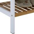 Schuhregal in Weiß/Naturfarben - Naturfarben/Weiß, MODERN, Holz/Holzwerkstoff (70/59/30cm) - Mömax modern living Schuhregal in Weiß/Naturfarben - Naturfarben/Weiß, MODERN, Holz/Holzwerkstoff (70/59/30cm) - Mömax modern living