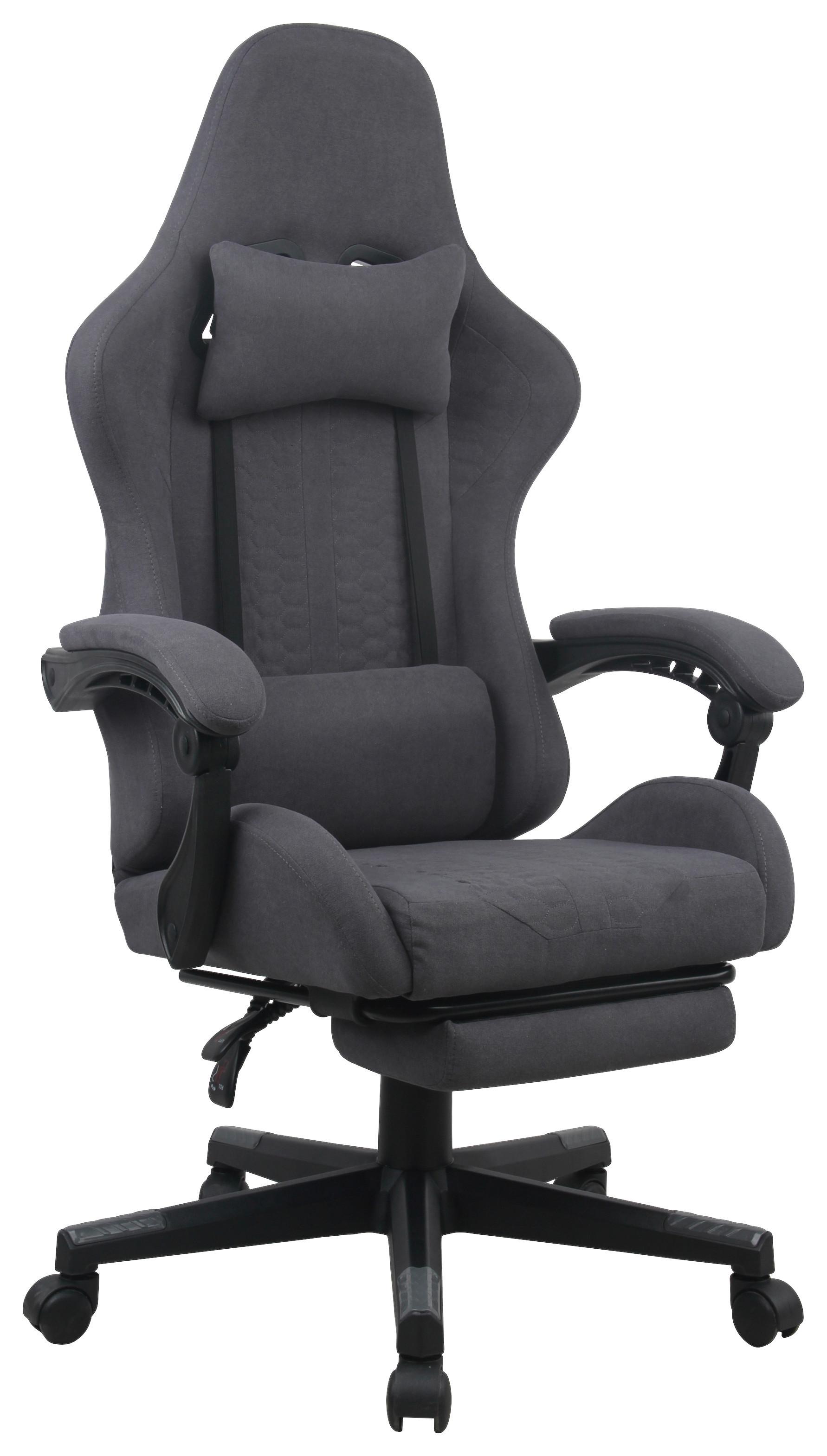 Kancelarijska Stolica Aron 2 - tamnosiva/siva, Moderno, metal/tekstil (63/114/62cm) - Modern Living