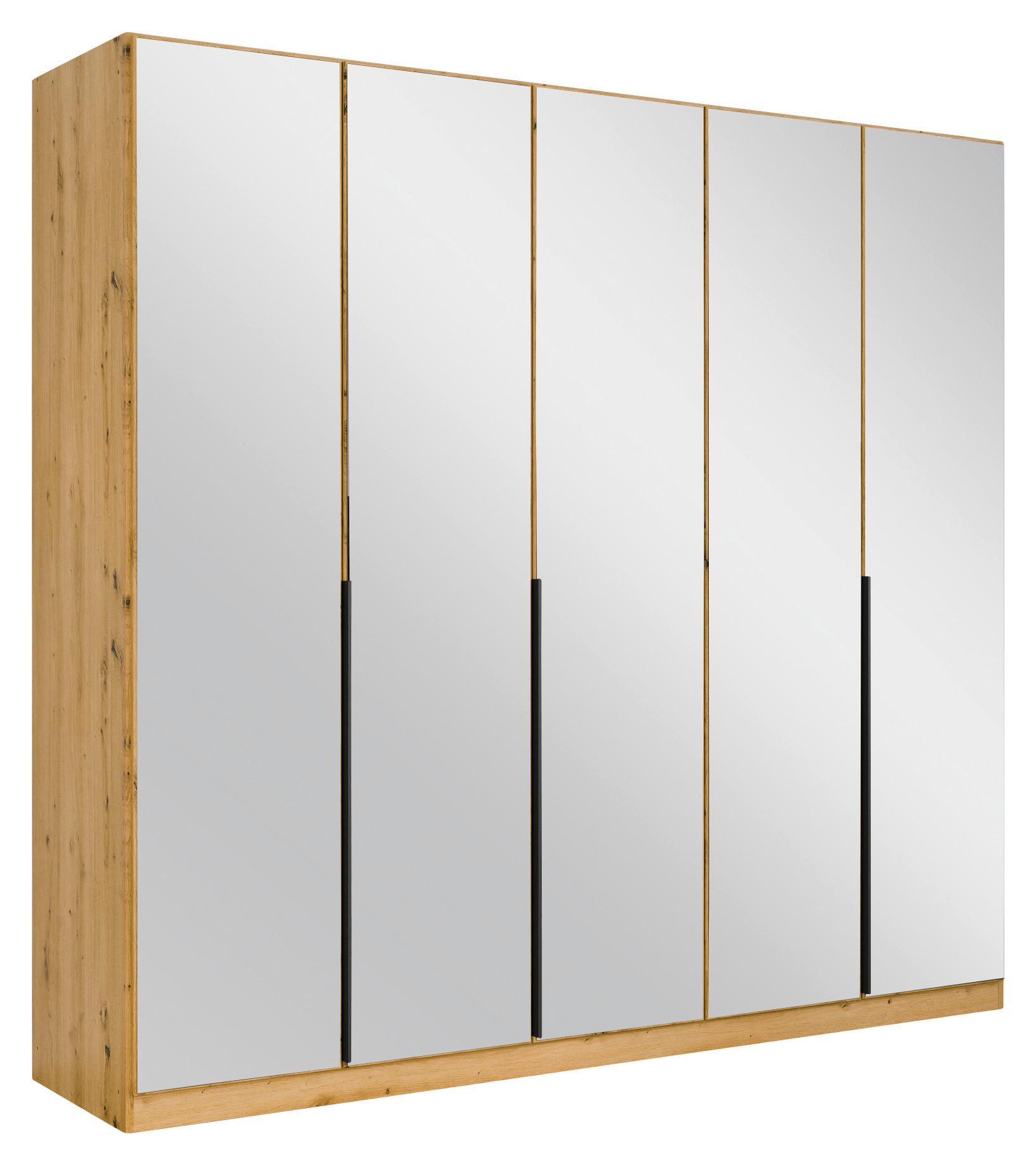 Ormar S Klasičnim Vratima Skyla - siva/hrast Artisan, Moderno, drvni materijal/metal (226/210/54cm) - Modern Living
