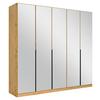 Ormar S Klasičnim Vratima Skyla - siva/hrast Artisan, Moderno, drvni materijal/metal (226/210/54cm) - Modern Living