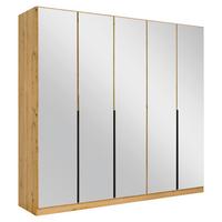 Ormar S Klasičnim Vratima Skyla - siva/hrast Artisan, Moderno, drvni materijal/metal (226/210/54cm) - Modern Living