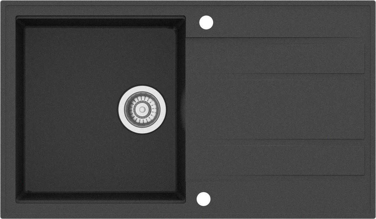 Sudoper Natura 100 Plus Black - crna, Moderno (86/50/21cm)