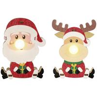 Okrasna Led-svetilka Nose -Paz- - rdeča/črna, Konvencionalno, umetna masa/les (10/7/4cm) - Modern Living
