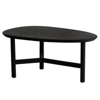 Klubska Miza Wl6.801 - črna, Design (86/37/50cm) - MID.YOU