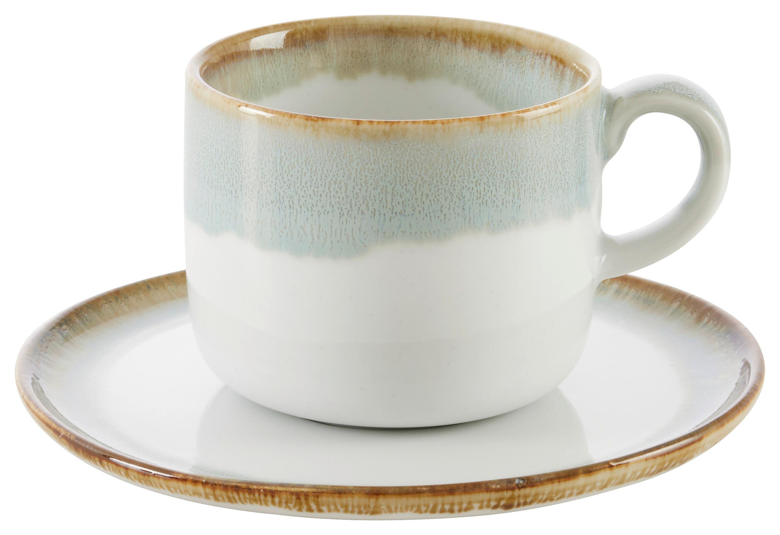 KAFFEKOPP MED FAT SATURN - grön, Modern, keramik - Mömax