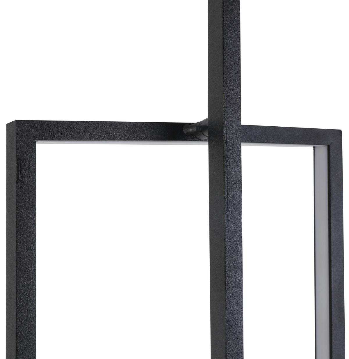 Led Állólámpa Aveline - fekete, Modern, műanyag/fém (24/10/138cm) - Premium Living