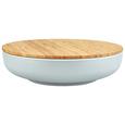 SCHÜSSEL Anabel Grau XL mit Deckel - Naturfarben/Grau, Natur, Holz/Holzwerkstoff (30,5/7,5cm) - Zandiara SCHÜSSEL Anabel Grau XL mit Deckel - Naturfarben/Grau, Natur, Holz/Holzwerkstoff (30,5/7,5cm) - Zandiara