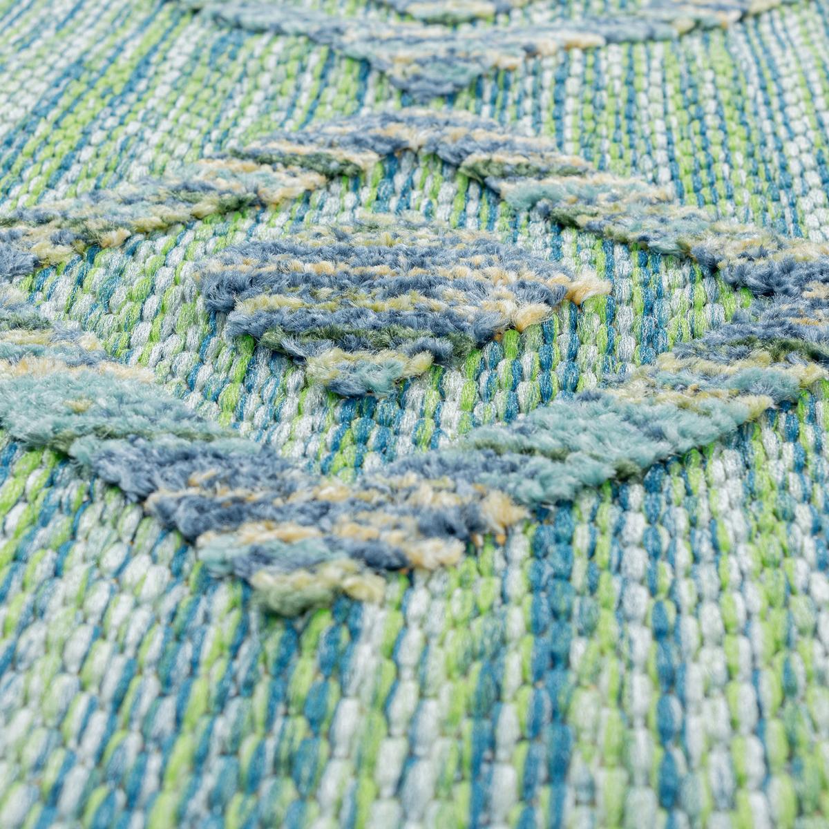 Läufer Bahama Grün ca. 80x250cm - Grün, Design, Textil (80/250cm) - Novel