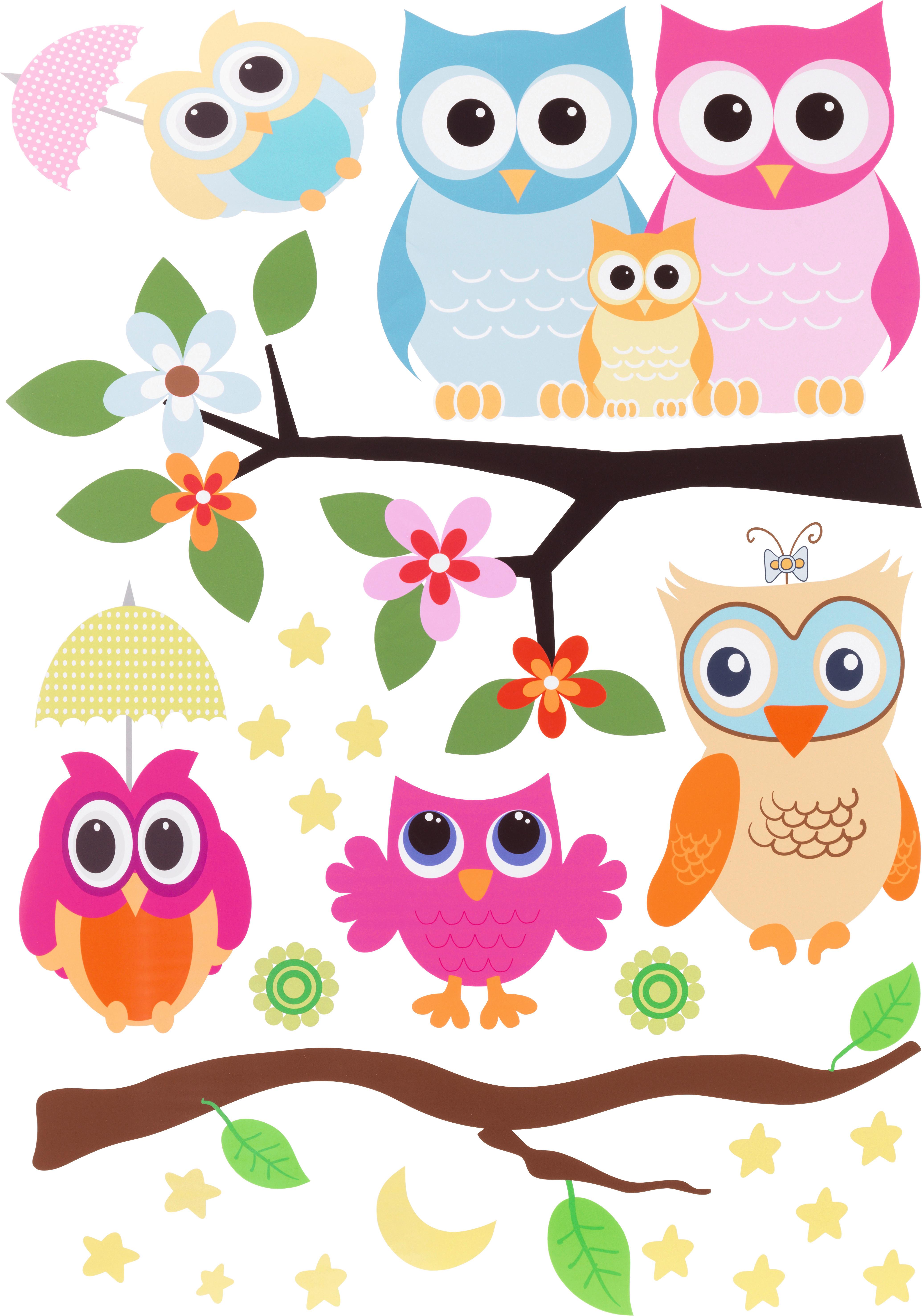 Dekosticker Ilvy Bunt - Multicolor, Kunststoff (50/70cm) - Modern Living