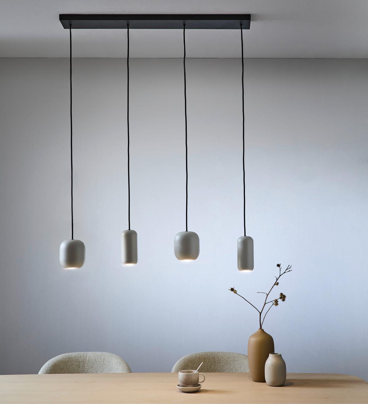 LAMPA WISZĄCA 70147A41 PARIS - kolor piaskowy, Basics, metal (90/12,5/150cm) - Brilliant