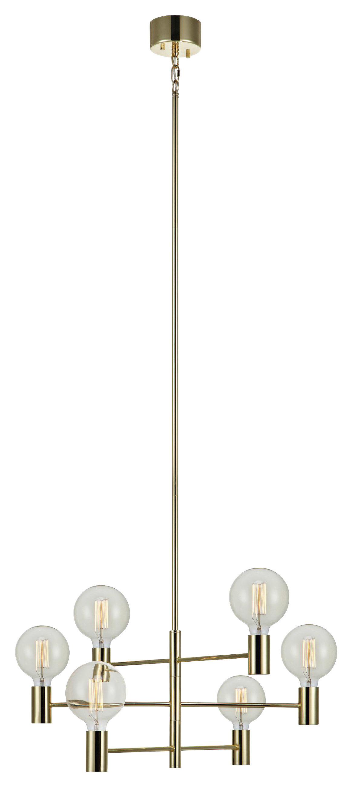 Pendelleuchte Capital Messingfarben max. 40 Watt - Messingfarben, Basics, Metall (62/62/29,5cm) - Markslöjd