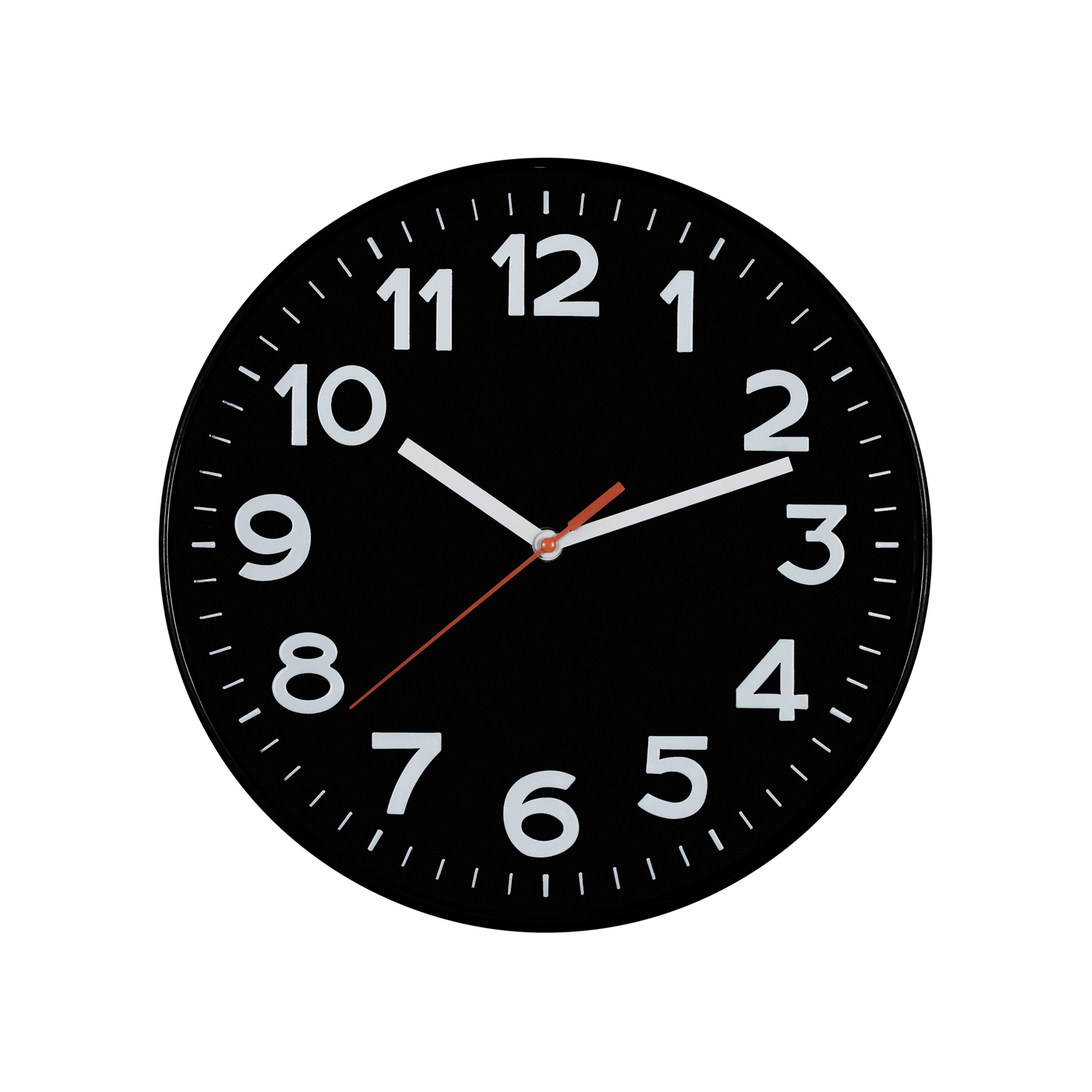 Falióra Awc300bk - fekete, Modern, műanyag (30cm)