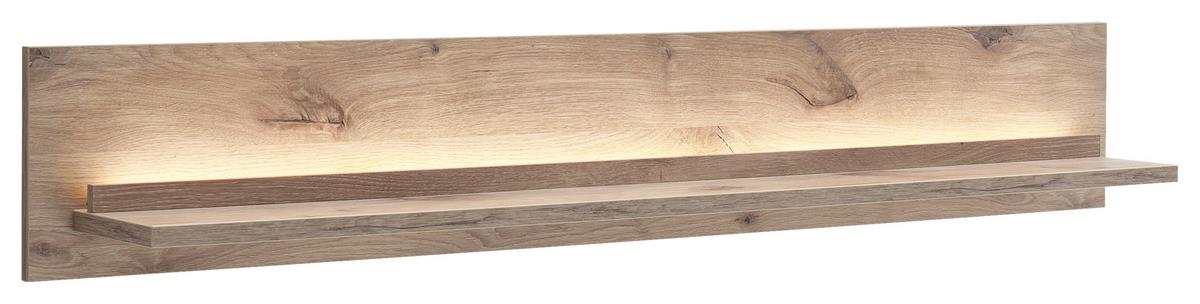 Wandboard Santerno Eichefarben - Eichefarben, KONVENTIONELL, Holzwerkstoff (150/24/20cm) - Mömax