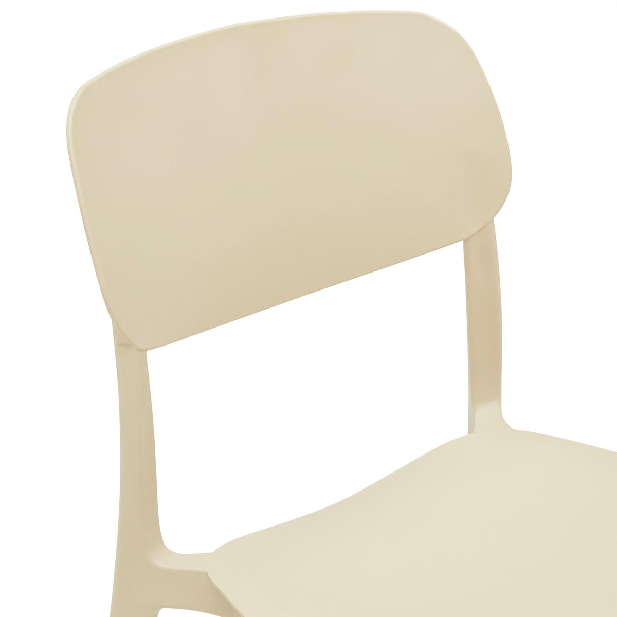 Stuhl Jiri Beige - Beige, MODERN, Kunststoff (44/78/49cm) - Based