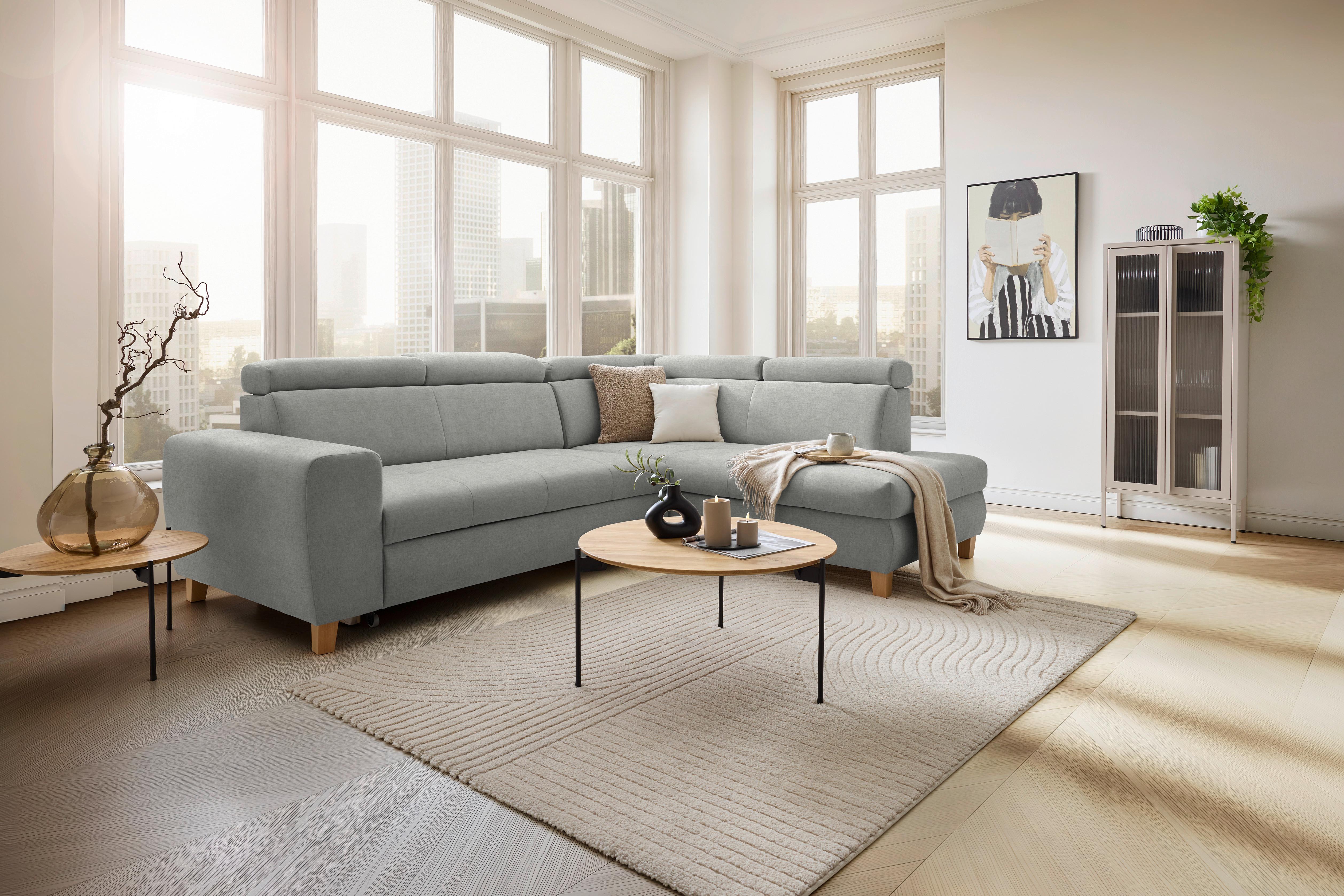 Coltar LUGO - gri, Modern, plastic/lemn (266/98/205cm) - Mömax