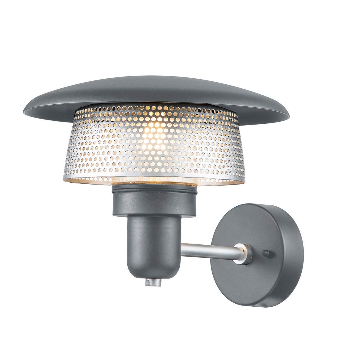 Kültéri Falilámpa Saturne - Konventionell, üveg/fém (27/21/29,5cm) - Elstead Lighting