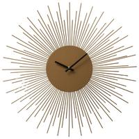 Wanduhr Groval I Goldfarben Ø ca. 40cm - Goldfarben, Basics, Metall (40cm) - Mömax