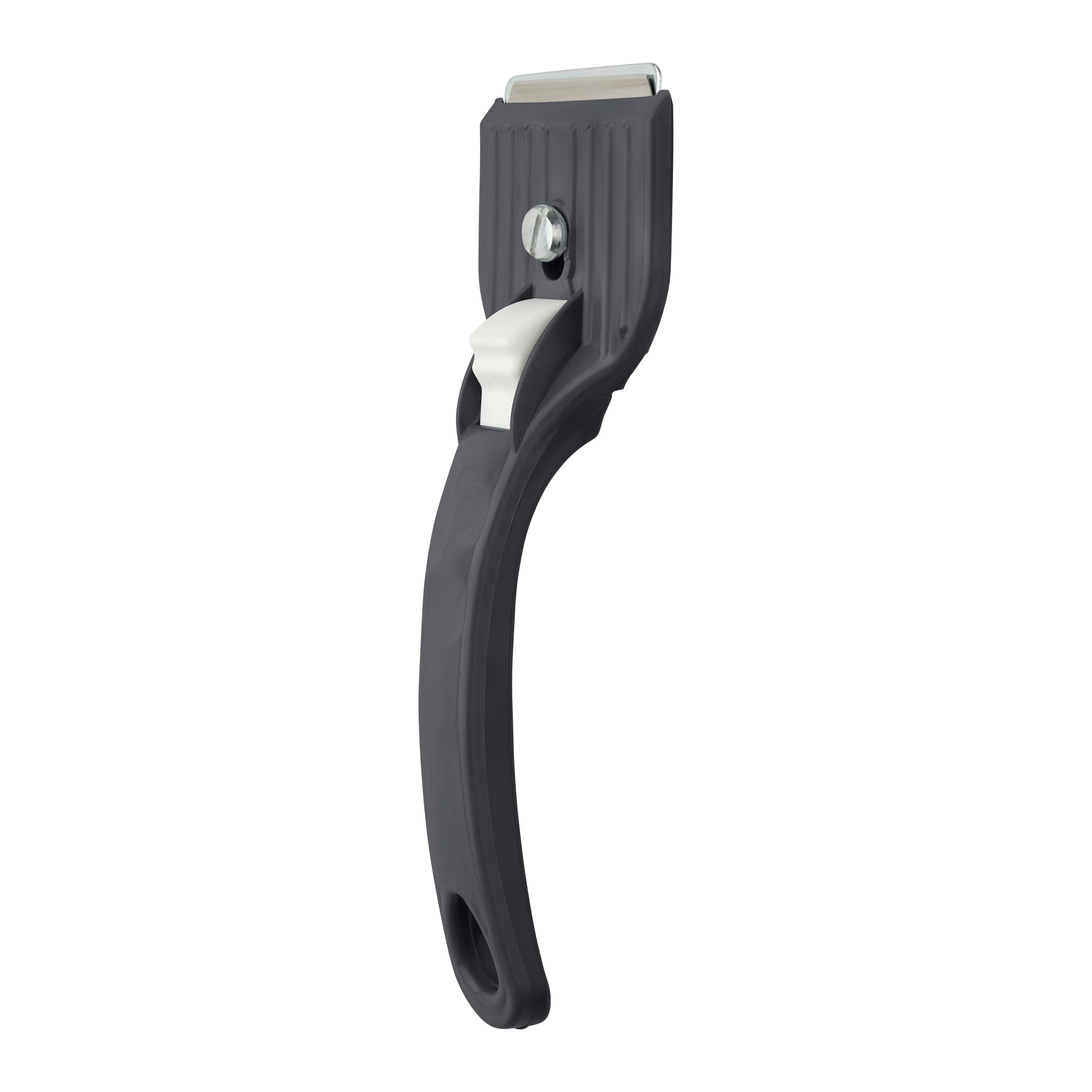 HÄLLSKRAPA KIKI - mörkgrå, Klassisk, metall/plast (16cm) - Mömax