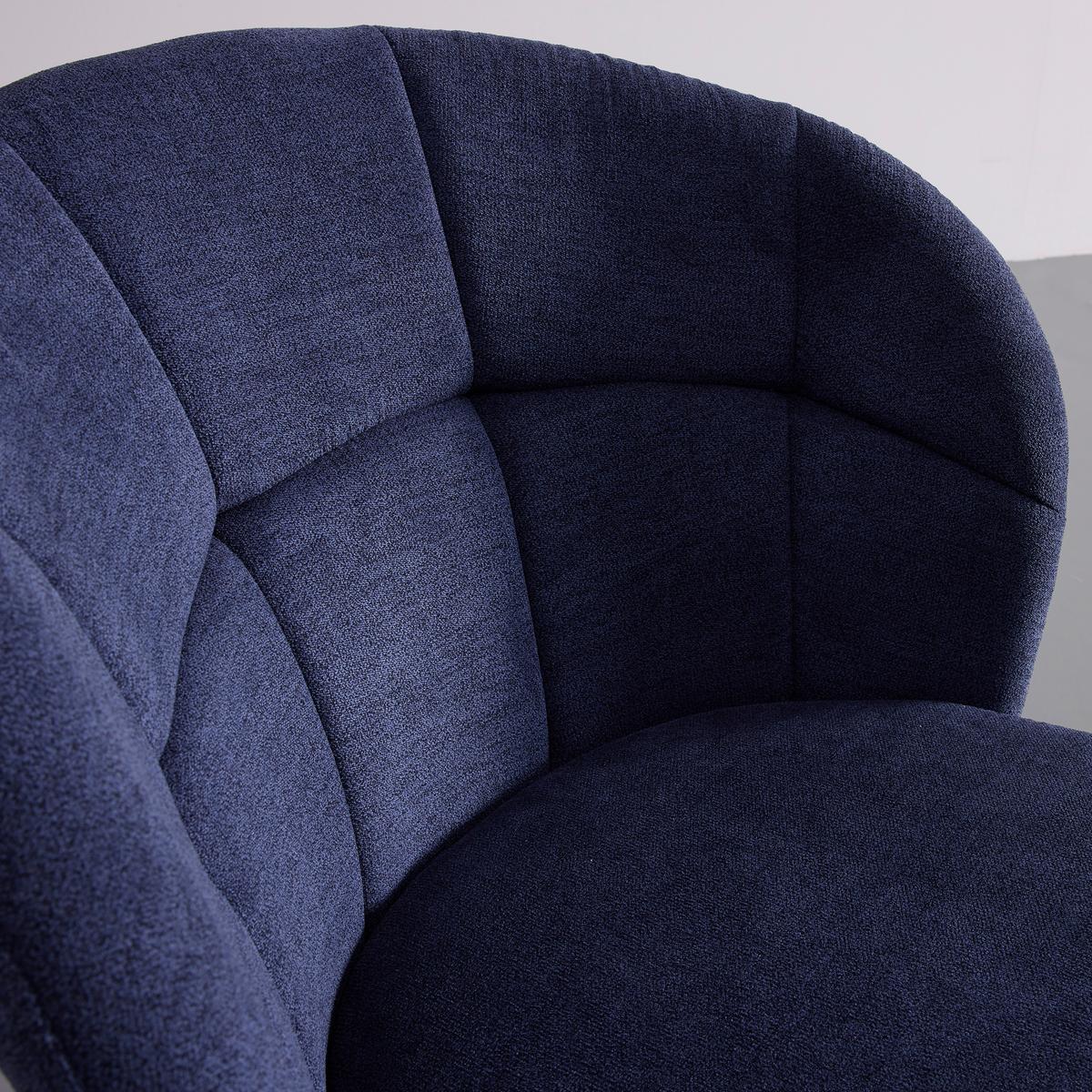 KRZESŁO MAXY - niebieski, Modern, metal/drewno (56/79,5/59,5cm) - Bessagi Home