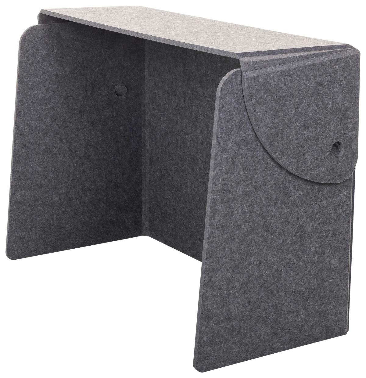 Pregradna Stena Flexmiut Fold, Siva - siva, Basics, umetna masa/tekstil (84/58/40cm) - MID.YOU