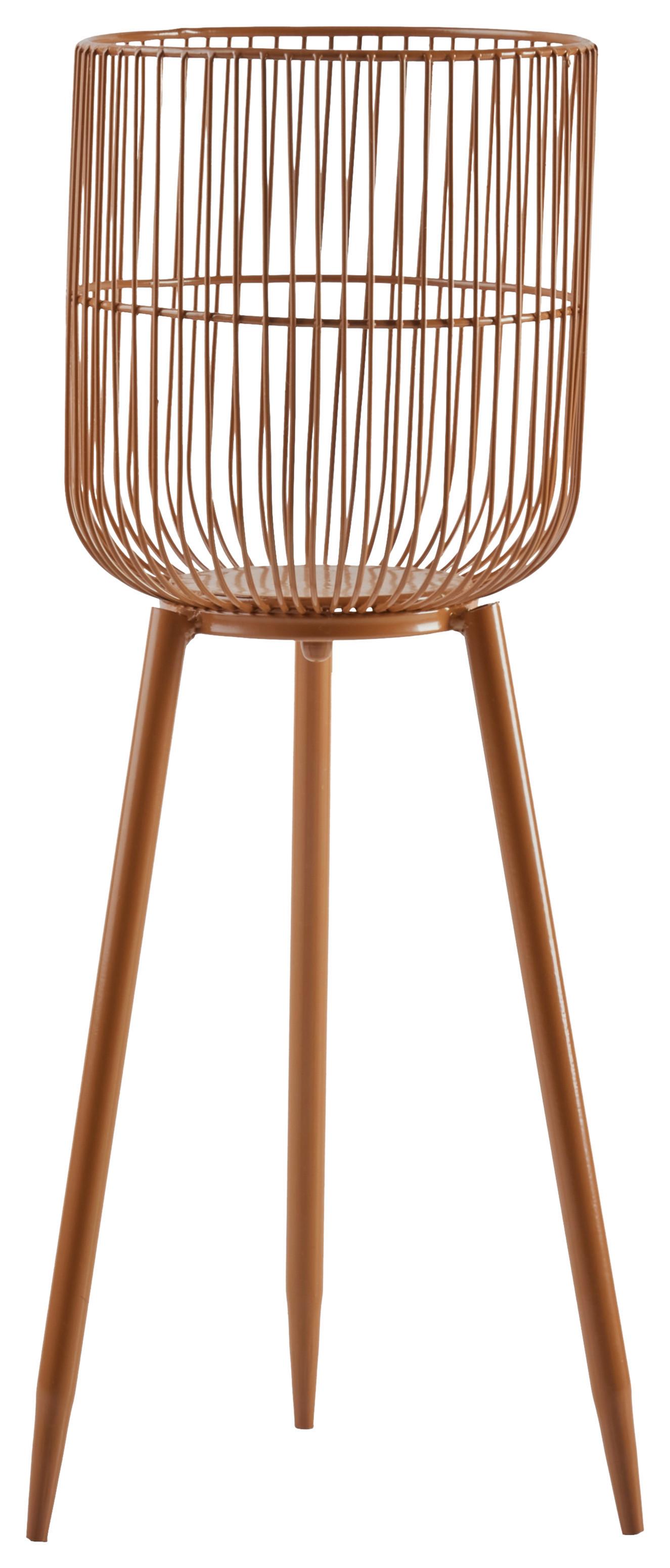 Mécsestartó Cindy - S - barna, Basics, Üveg/fém (20/57cm) - Modern Living