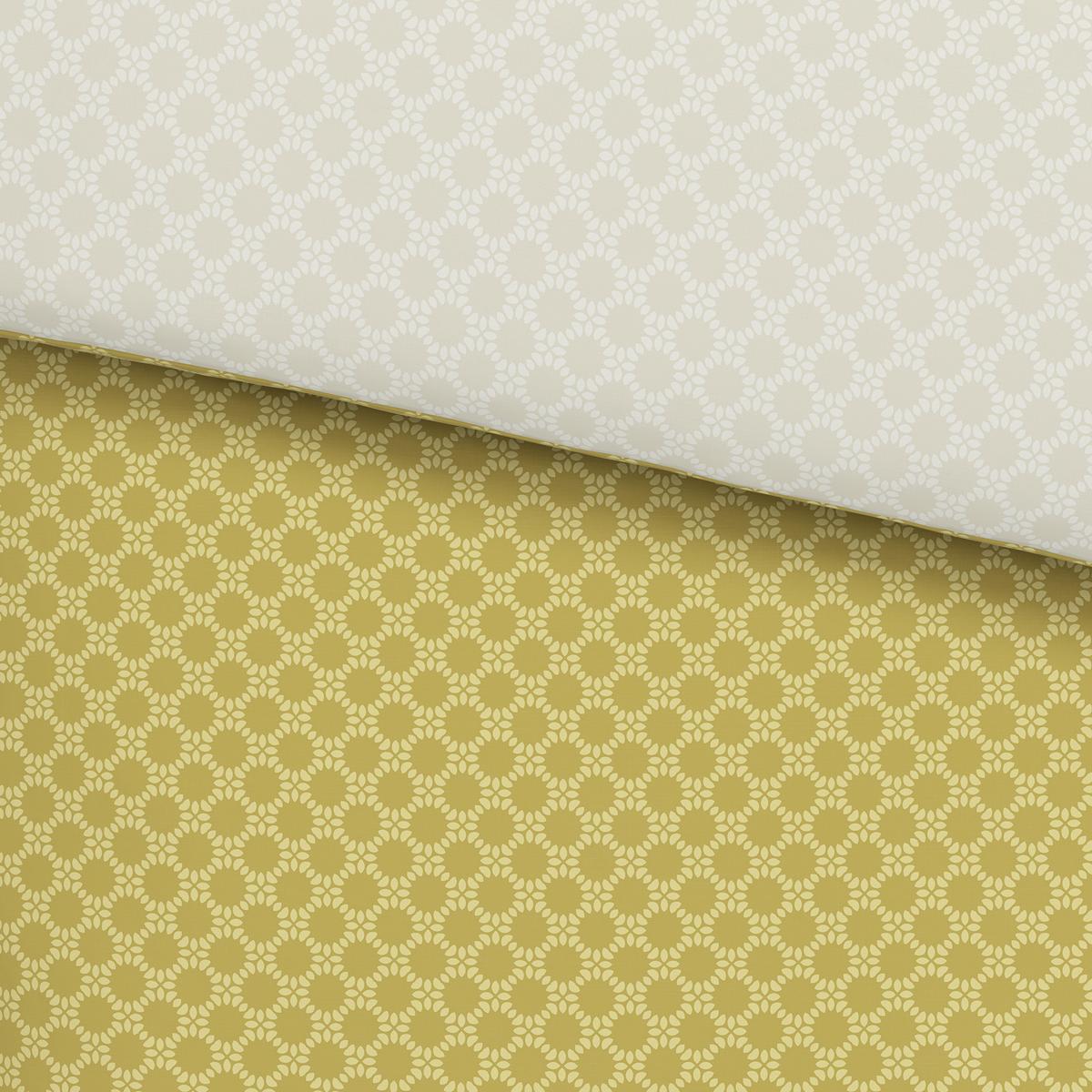 Bettwäsche Mici-Wende ca. 160x210cm - Gelb/Naturfarben, Konventionell, Textil (160/210cm) - Modern Living