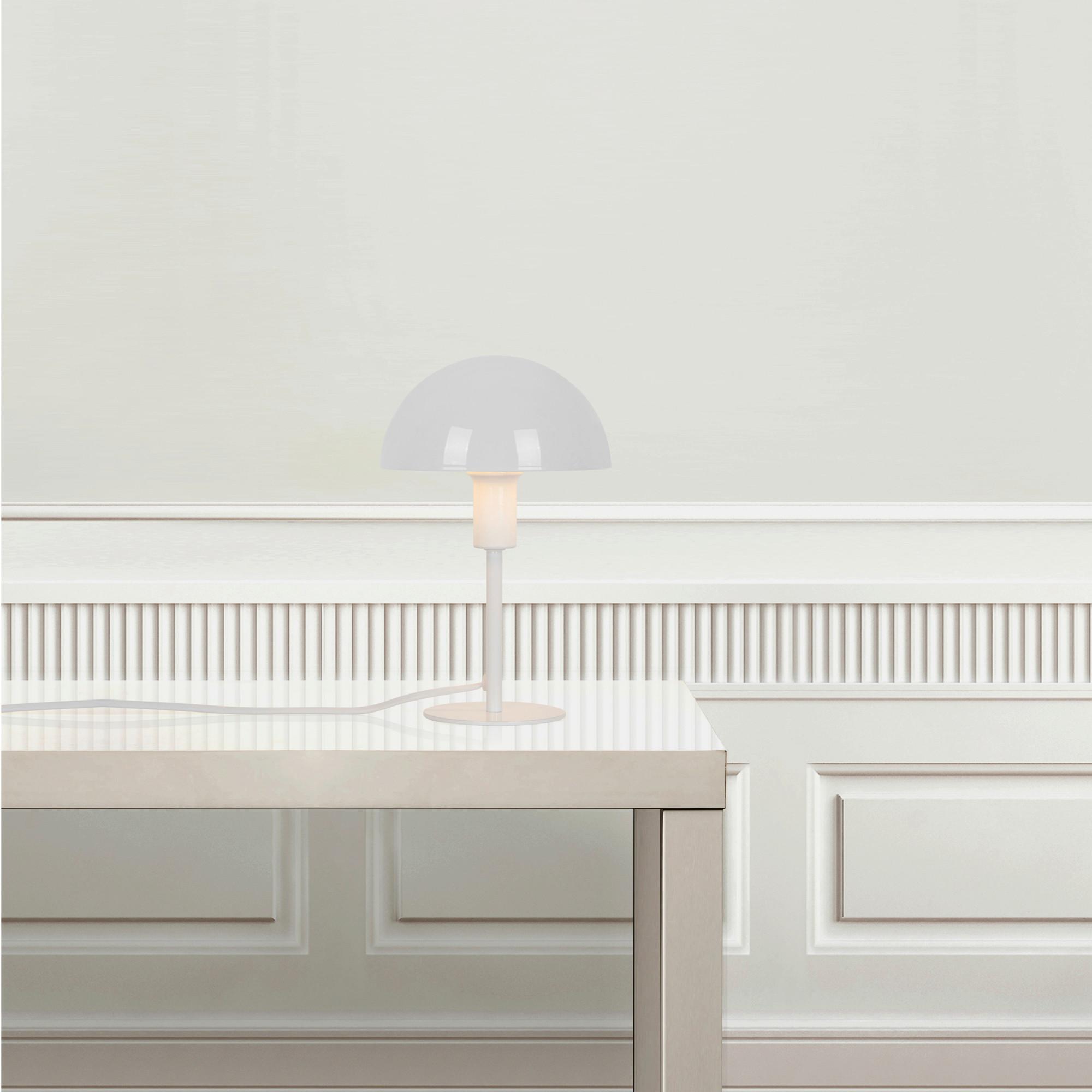 LAMPA STOŁOWA 2213745001 ELLEN MINI WEISS - biały, Design, metal (16/25cm)