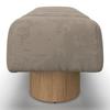 SITTBÄNK ALINA - ljusbrun/naturfärgad, Modern, trämaterial/trä (140/45/45cm) - Bessagi Home