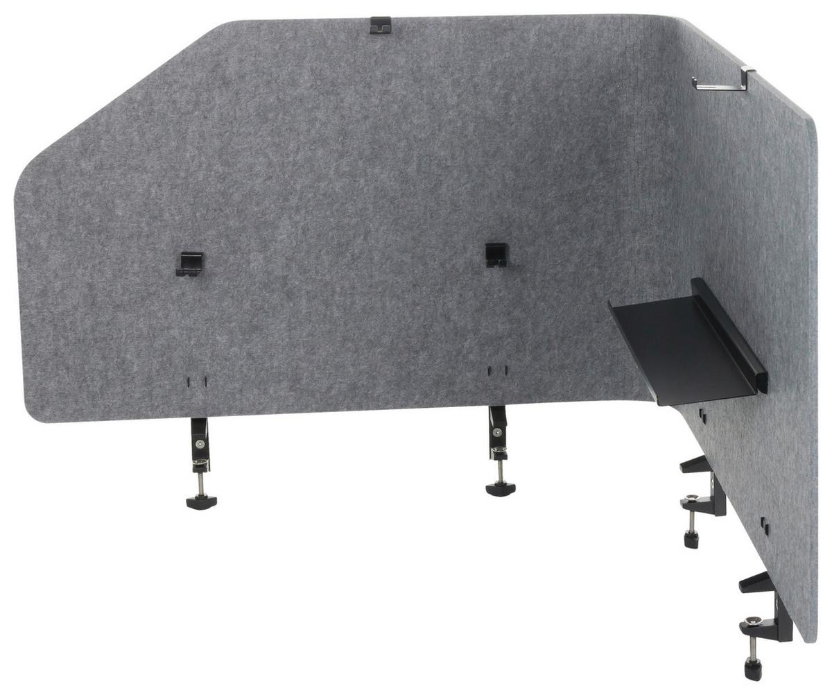 Pregradna Stena Flexmiut T Top, Siva - siva, Basics, kovina/umetna masa (160/50/1cm) - MID.YOU