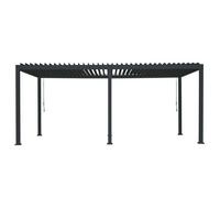 Pergola Classic ca. 600x250x300 cm Anthrazit - Anthrazit, MODERN, Metall (600/250/300cm) - Gardenson