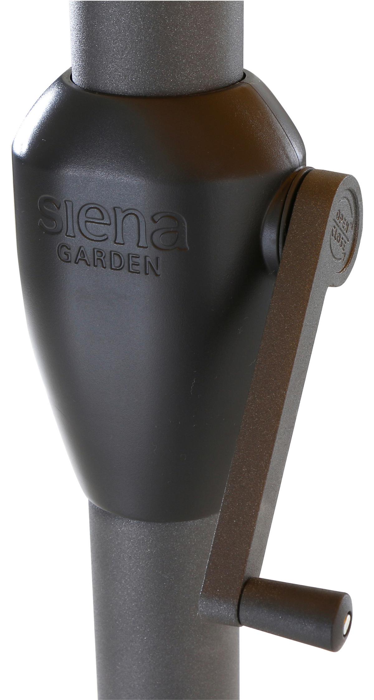 LOUNGEGARNITUR N12886 - Anthrazit/Teakfarben, KONVENTIONELL, Holz/Kunststoff - Siena Garden