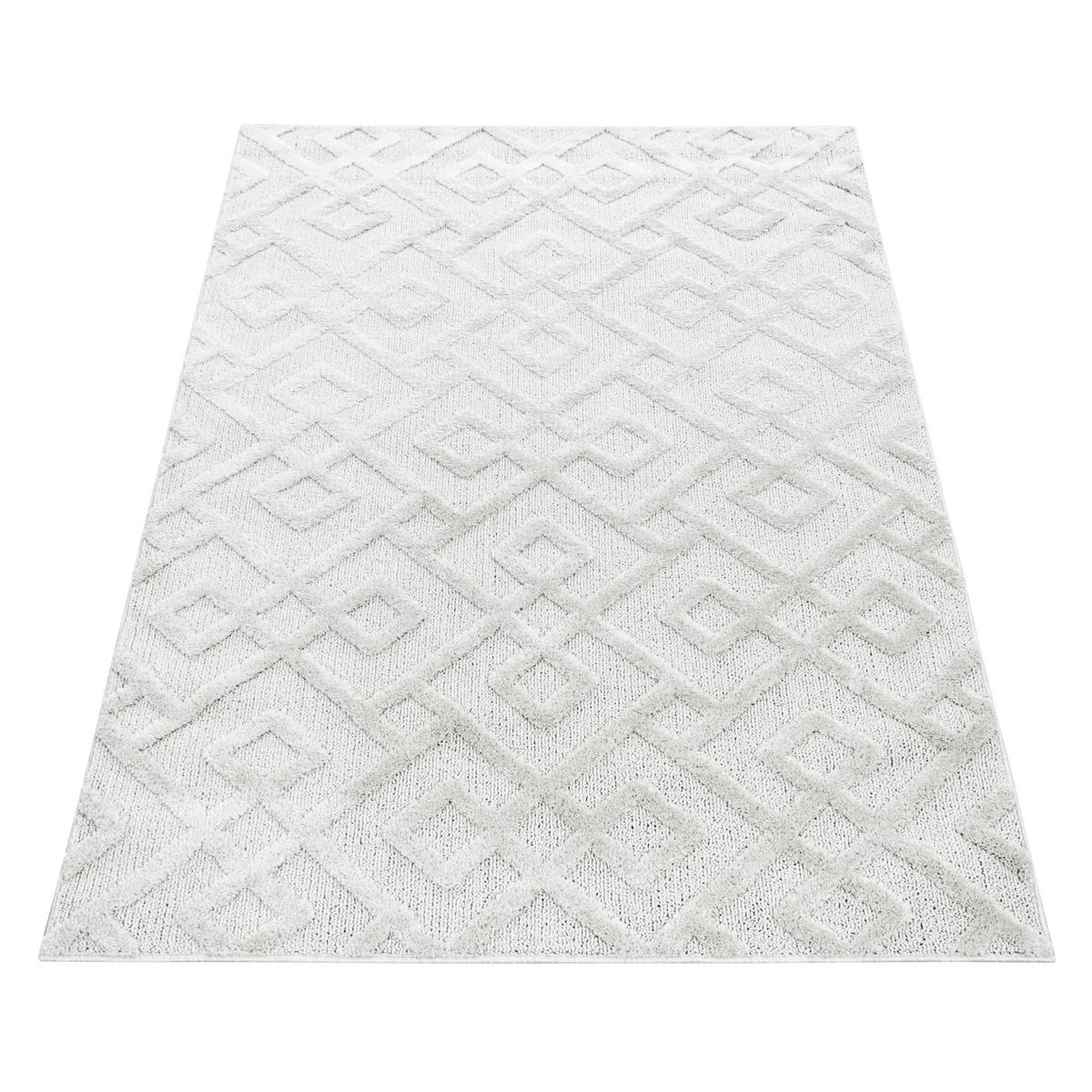 Webteppich Pisa Creme ca. 160x230cm - Creme, KONVENTIONELL, Textil (160/230cm) - Novel