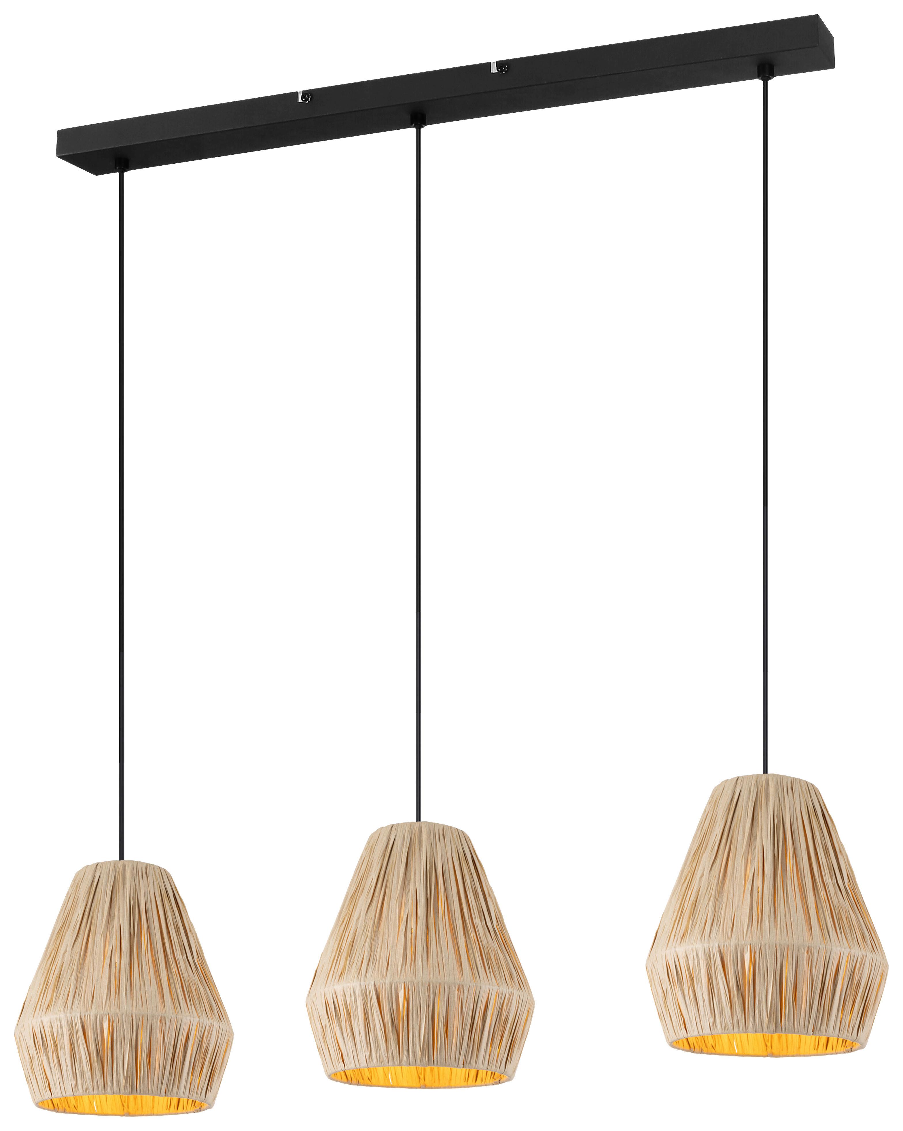 LAMPA WISZĄCA DAVIDE - czarny, Design, metal/papier (80/20/120cm) - Collet's Monde