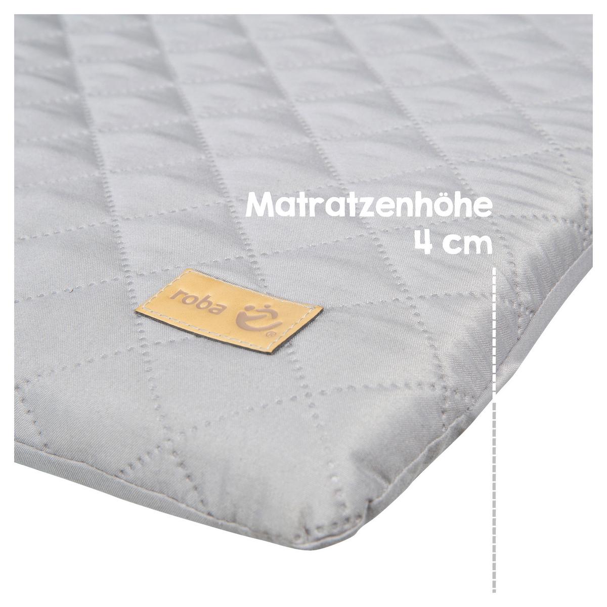 Wickelauflage Bear Grau ca. 85x75cm - Grau, KONVENTIONELL, Textil (85/4/75cm) - Roba