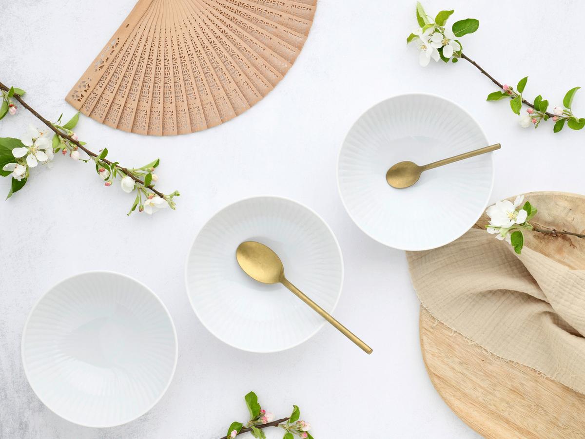 Set Posod Valencia, 6-Delni - bela, Design, keramika (17cm) - Creatable