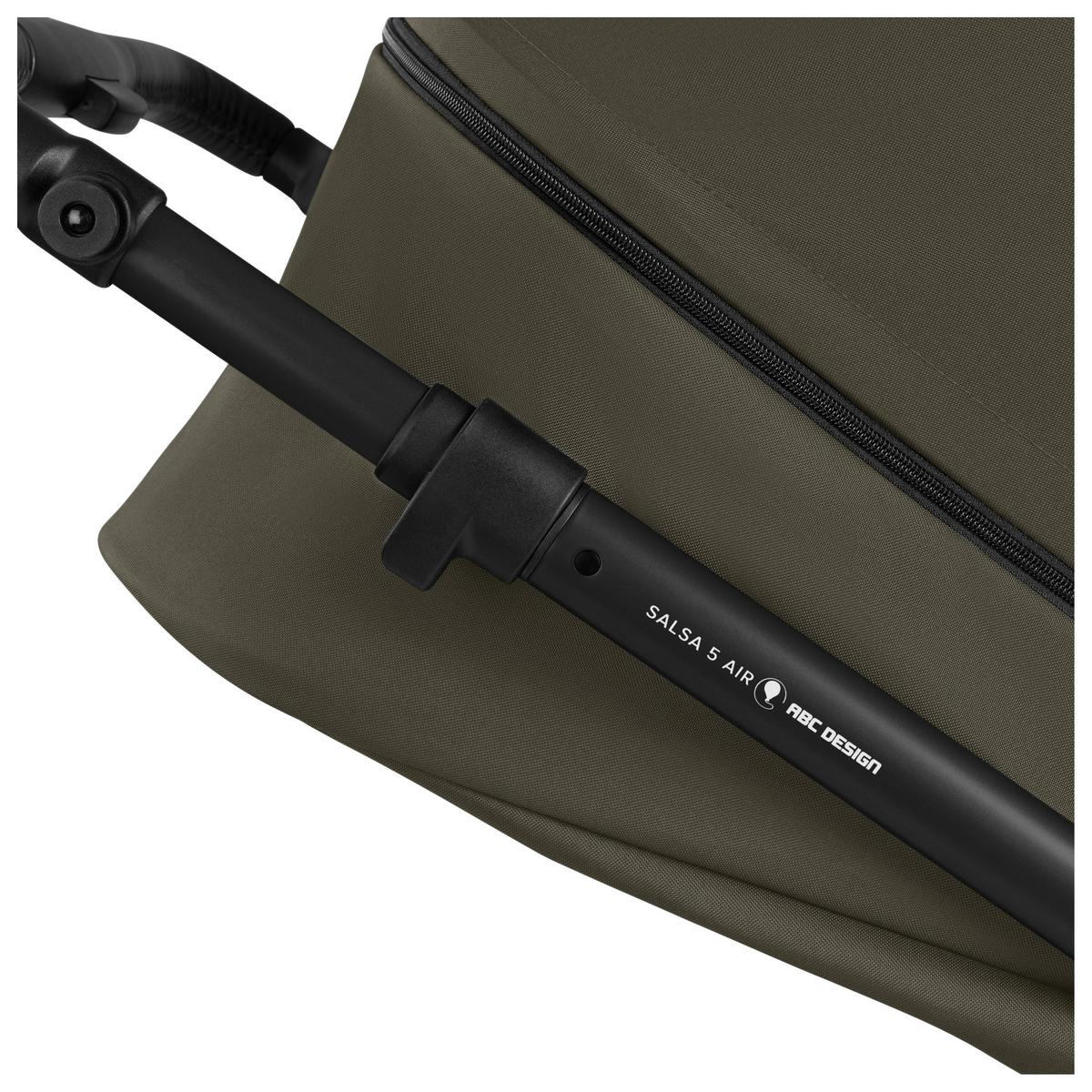 WÓZEK DZIECIĘCY SALSA 5 AIR - szarobrązowy, Basics (63/118/95.5cm) - ABC Design