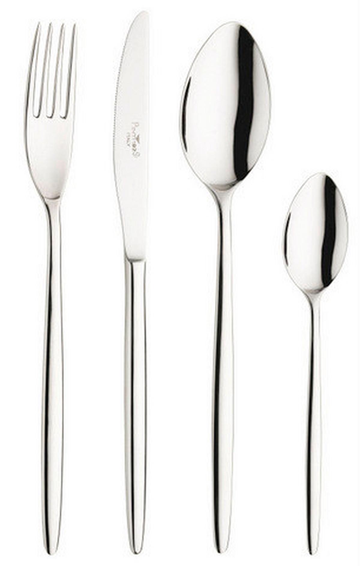 Besteckset Olivia Edelstahlfarben, 16-teilig - Edelstahlfarben, Basics, Metall (25,5/7/5,3cm) - Pintinox