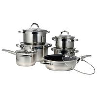 Set Lonaca Za Kuhanje Murat - srebrne boje/prozirno, Konvencionalno, staklo/metal - Mömax