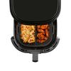 SILIKONFORM AIRFRYER HEIßLUFTFRITTEUSE - 4L - antracit, Klassisk, plast (21/21/8cm)
