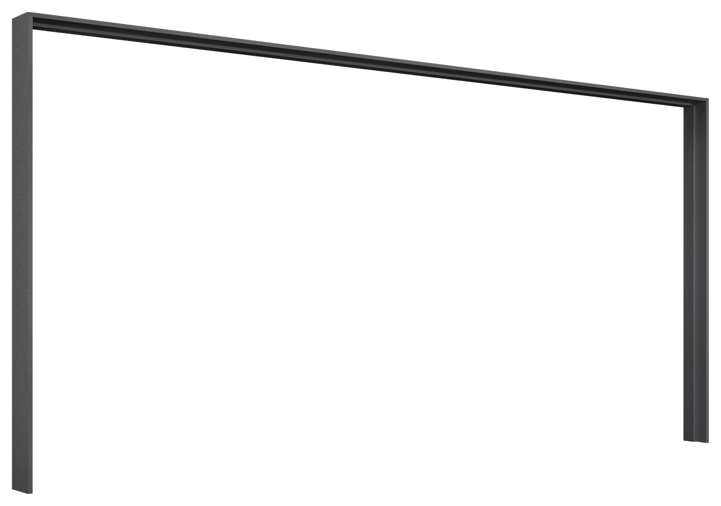 Ramă pentru dulap MIAMI - gri, Modern, material pe bază de lemn (368/233/64cm)