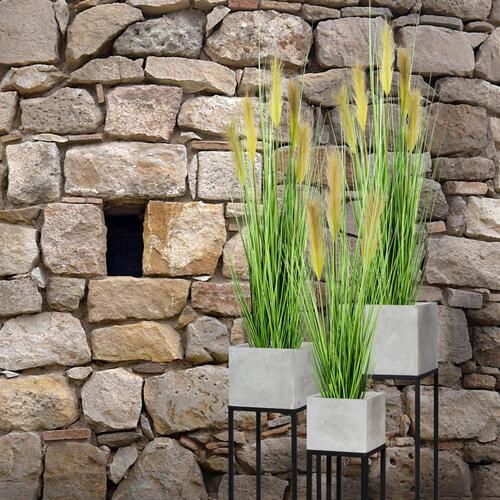 Dekogras Fleur, ca. 150cm - Grün, MODERN, Kunststoff (150cm) - P & B
