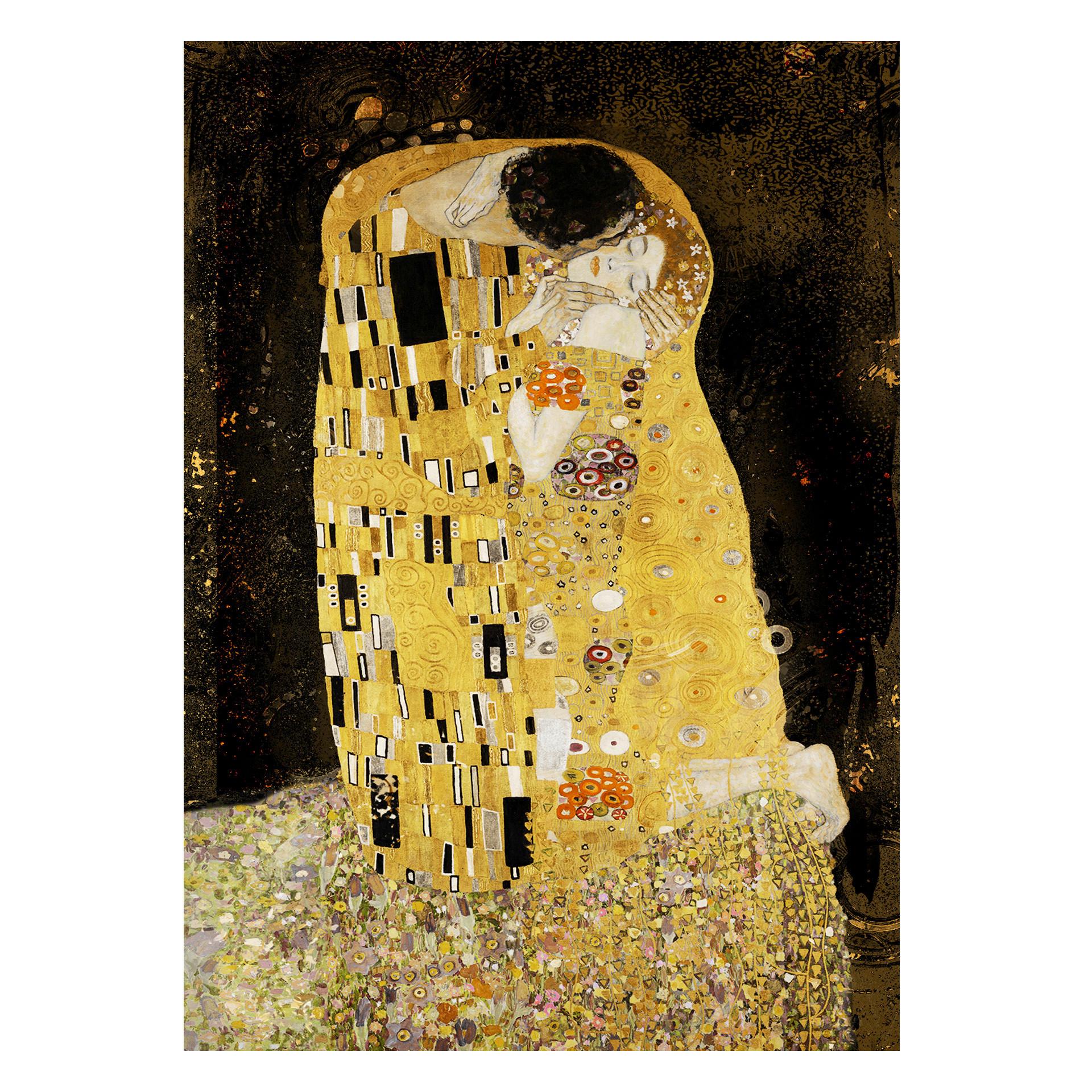 Glasbild Multicolor ca. 70x100cm - Multicolor, Basics, Glas/Papier (70/100cm)