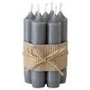 Set Svijeća Melia I - siva, Design (2,2/11cm) - Modern Living